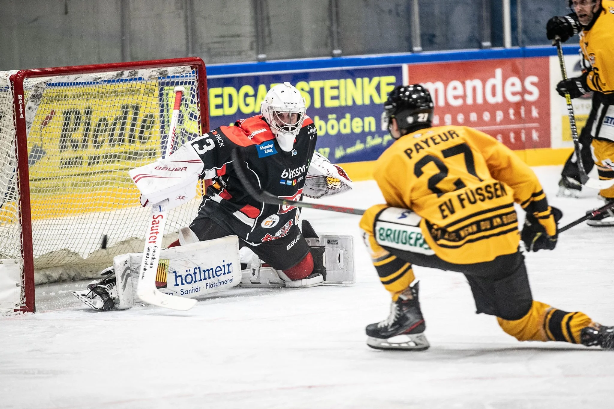 EVF siegt mit 3:2 beim Spitzenreiter Memmingen und beendet dessen Heimserie