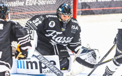 Mit Clemens Wiedemann steht das Füssener Torhüter-Duo