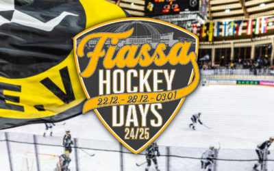 Fiassa Hockey Days 2024/25 – Drei Spiele, ein Event, Eishockey pur!